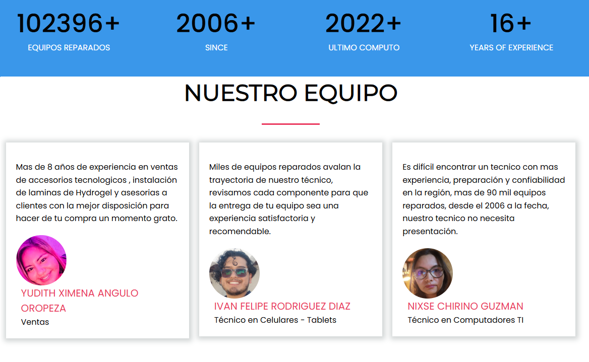 My Phone - sitio corporativo